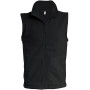 Bodywarmer van microfleece heren Black L