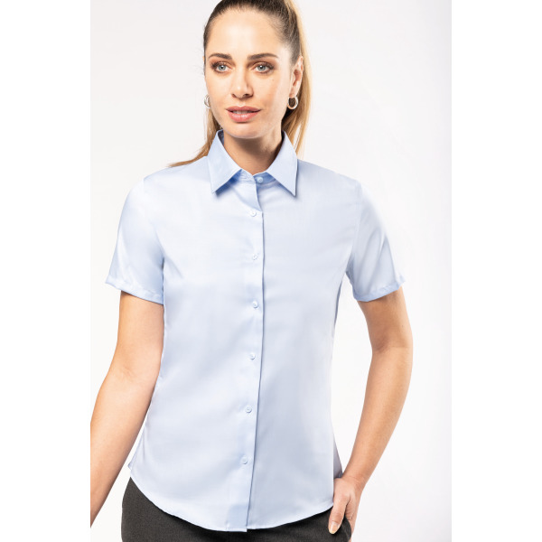 Dames non-iron blouse korte mouwen