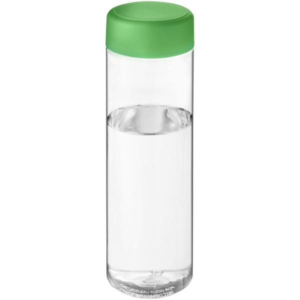 H2O Active® Vibe 850 ml screw cap water bottle - Transparent/Green