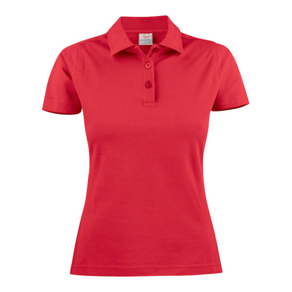 PRINTER SURF LIGHT POLO LADY RED XS