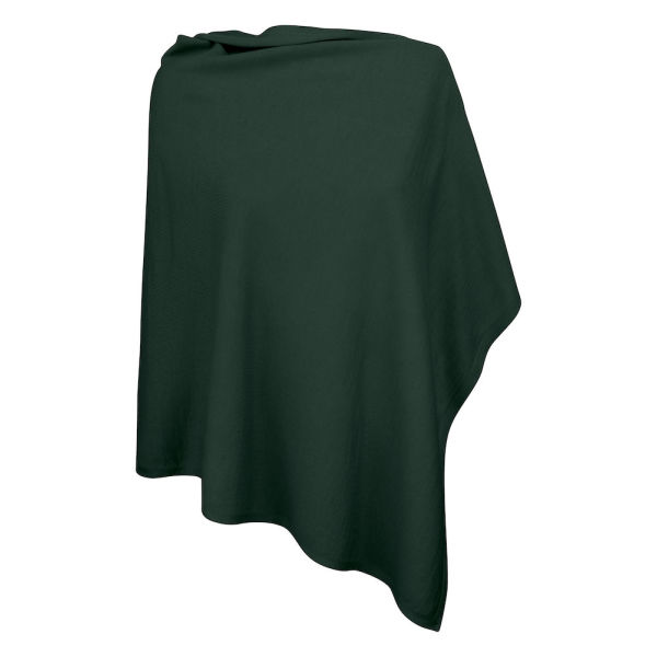 HARVEST PONCHO FOREST GREEN