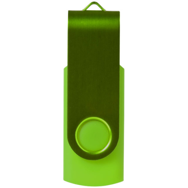 Rotate-metallic USB 4GB - Lime