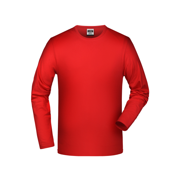 Elastic-T Long-Sleeved - red - S