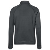 Men's Sports Shirt Half-Zip - carbon - S