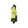 Sweatshirt met halve rits High Vis