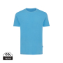 Iqoniq Bryce recycled cotton t-shirt, tranquil blue