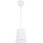 Bright desk lamp and organizer with wireless charger - White