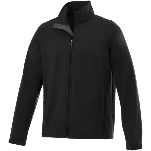 Maxson men's softshell jacket - Solid black - XS