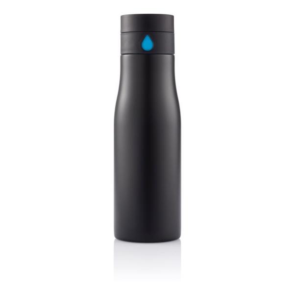 Aqua hydration tracking bottle, black