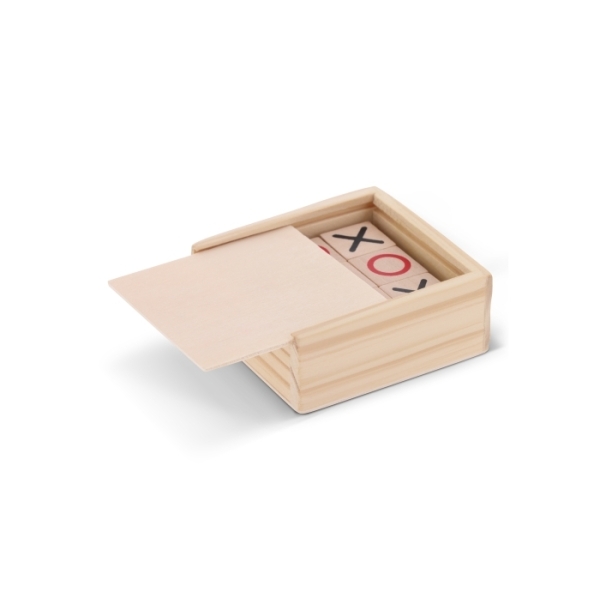 Tic Tac Toe houten in doos - Hout