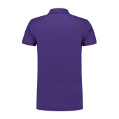 L&S Polo Basic Cot/Elast SS for him purple XXL