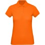Ladies' organic polo shirt Orange M