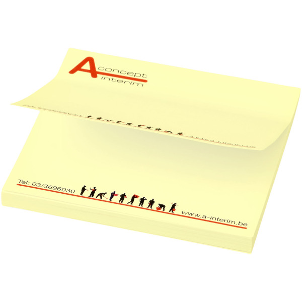 Sticky-Mate® sticky notes 75x75 mm - Lichtgeel - 50 pages