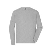 Men's Workwear-Longsleeve-T - grey-heather - XS