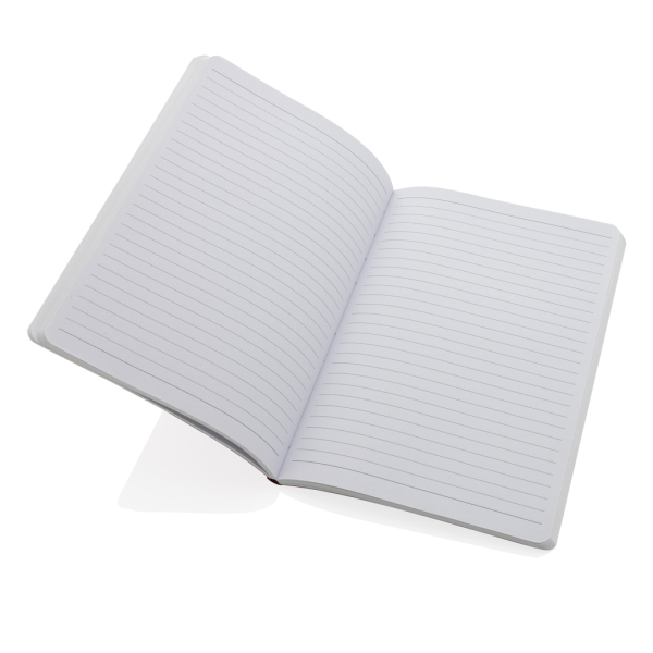 Salton A5 GRS certified recycled paper notebook, white