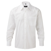 Poplin Shirt LS - White - 3XL
