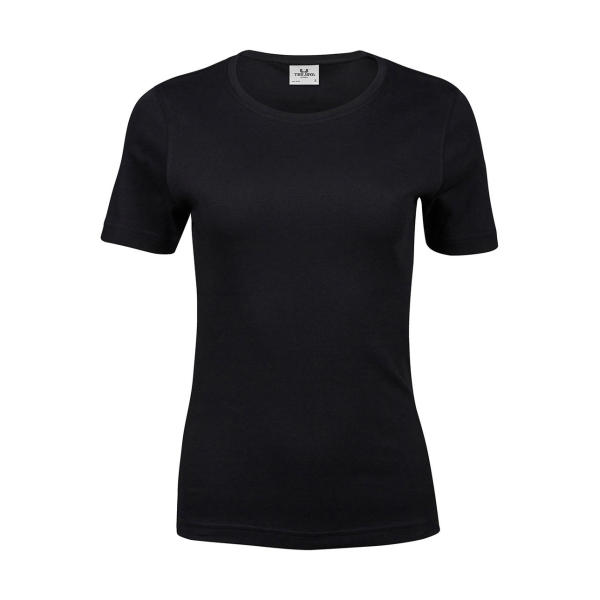 Ladies Interlock T-Shirt - Black - 2XL