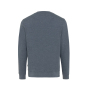 Iqoniq Denali gerecycled katoen sweater ongeverfd, ongeverfd marineblauw