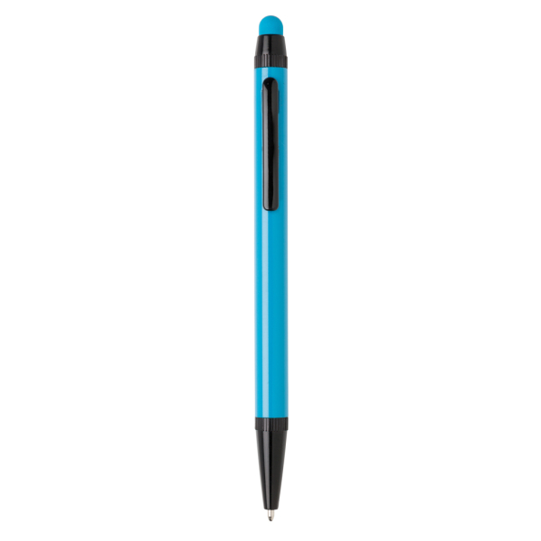 Aluminium slim stylus pen, blue
