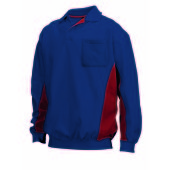 Polosweater Bicolor Borstzak 302001 Navy-Red 5XL