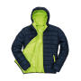 Soft Padded Jacket - Navy/Lime - S