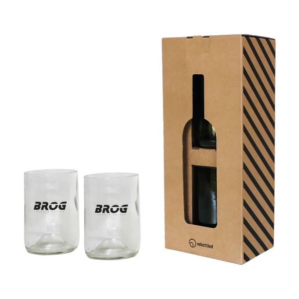 Rebottled® Tumbler 2-pack drinking glass