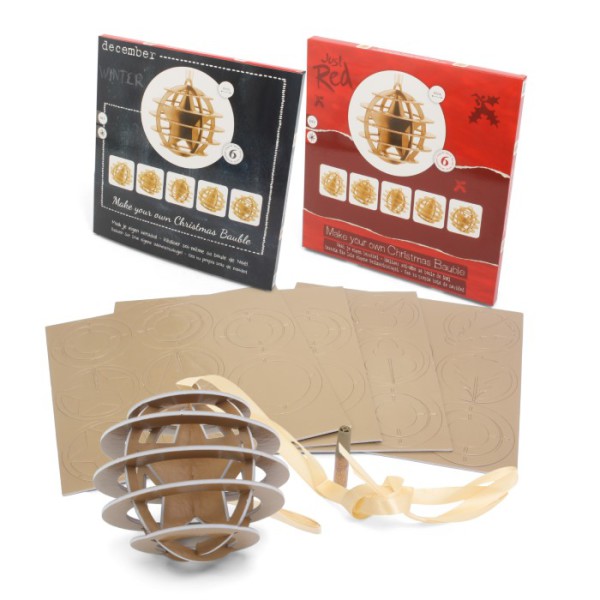 Make your own Christmas Bauble Gold Make your own Christmas Bauble Gold