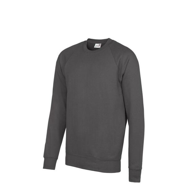 Senior Raglan Sweatshirt, Charcoal, L, AWDis Academy