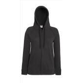 FOTL Lady-Fit L.weight Hooded Sweat Jacket, L. Graphite, XS
