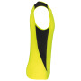 Tweekleurige sporttop Fluorescent Yellow / Black 4XL