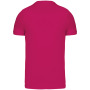 T-shirt V-hals korte mouwen Fuchsia 3XL