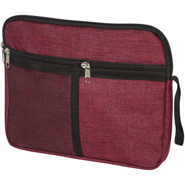 Hoss toiletry pouch - Heather dark red