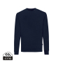 Iqoniq Zion gerecycled katoen sweater, donkerblauw (L)