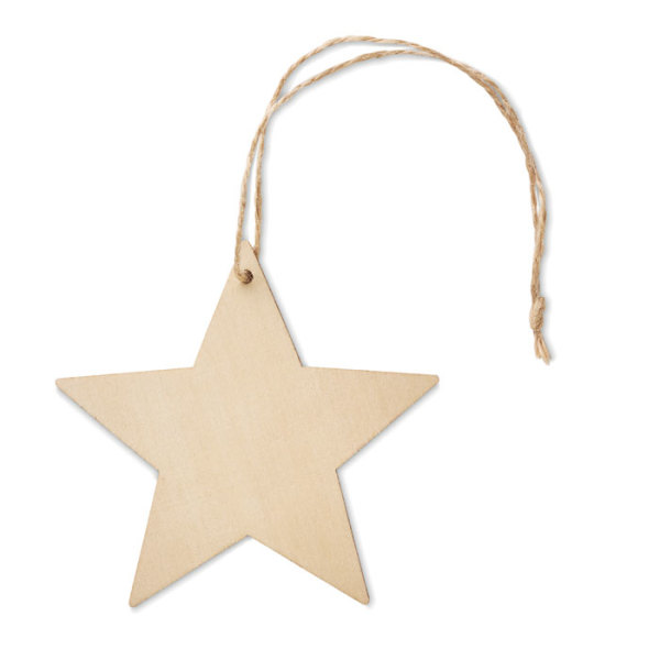 ESTY - Træ  stjerneformet ornament