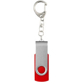 Rotate USB met sleutelhanger - Helder rood - 64GB