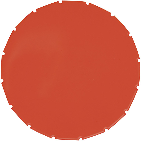 Clic clac hartvormige aardbeiensnoep - Mat oranje