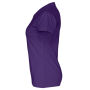 Cottover Gots T-shirt V-neck Lady purple XS