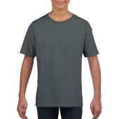 Gildan T-shirt SoftStyle SS for kids charcoal XS