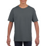 Gildan T-shirt SoftStyle SS for kids charcoal XL