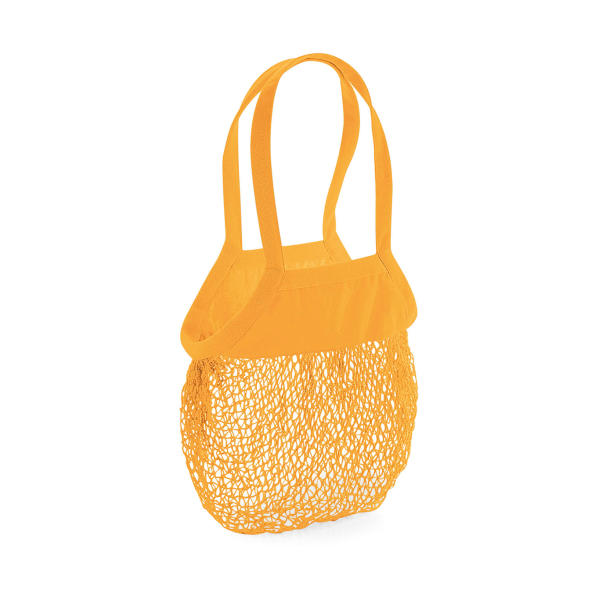 Organic Cotton Mesh Grocery Bag - Amber - One Size