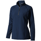 Bowlen dames microfleece sweater met kwart rits Bowlen dames microfleece sweater met kwart rits
