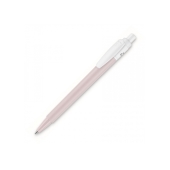 Ball pen Baron 03 colour recycled hardcolour - Pastel pink/White