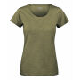 TWOVILLE LADY SLUB U-neck Moss Green XS