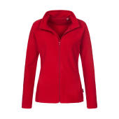 Fleece Jacket Women - Scarlet Red - XS