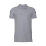Men's Fitted Stretch Polo - Light Oxford - 3XL