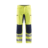 High Vis Geel/Marineblauw