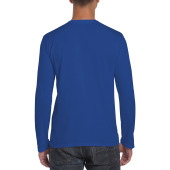 Gildan T-shirt SoftStyle LS unisex 7686 royal blue L