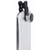 3-in-1 lens voor smartphone/ mobiele telefoon SPECIAL EFFECT - zilver, zwart
