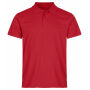 Clique Single jersey polo rood m