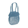 Organic Cotton Mesh Grocery Bag - Airforce Blue - One Size